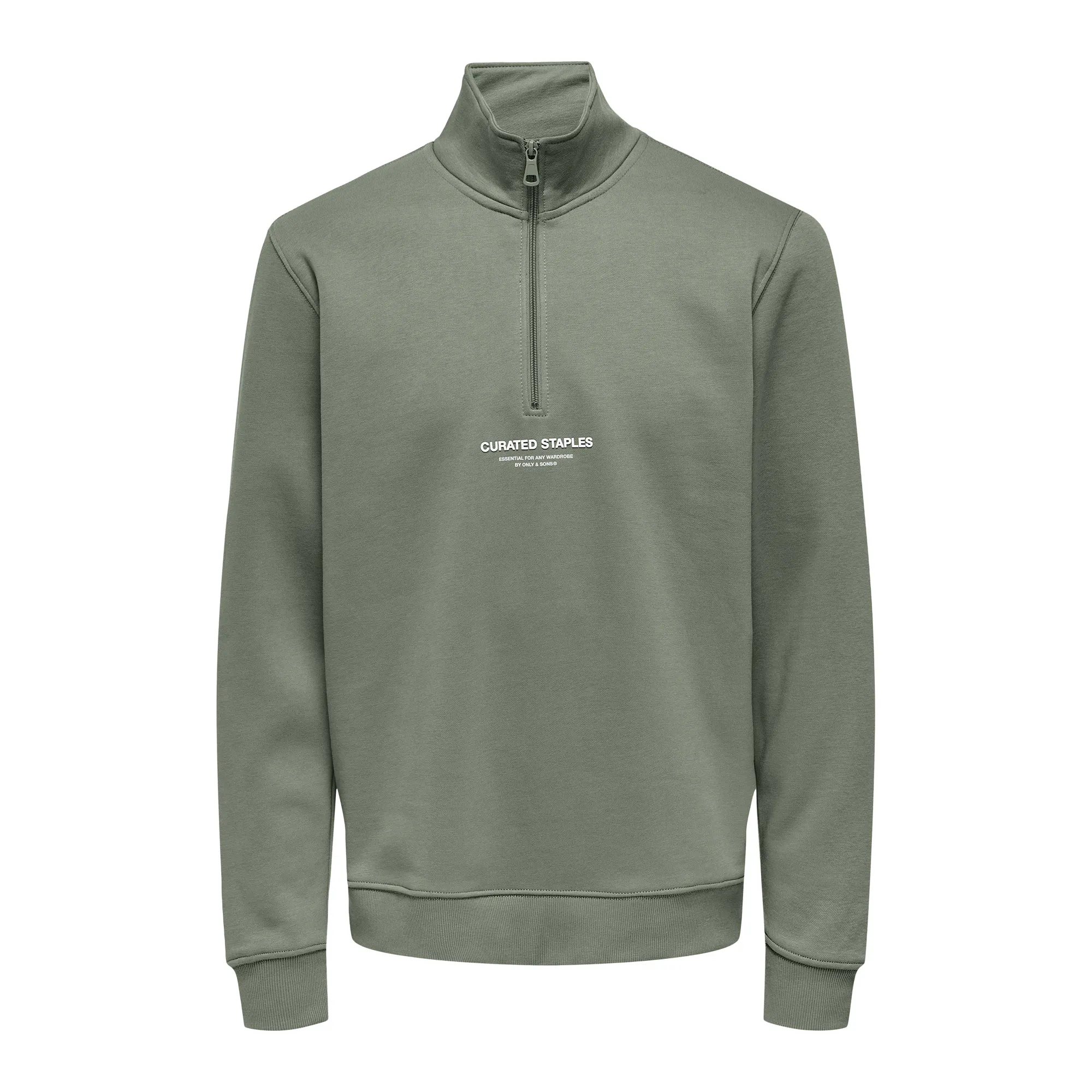 Only & Sons Curated Half Zip Sweater Heren | PlutoSport